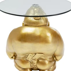 Tische|KARE Design Beistelltisch Monk Gold O54Cm