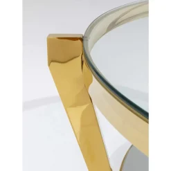 Tische|KARE Design Beistelltisch Monocolo Gold O50Cm