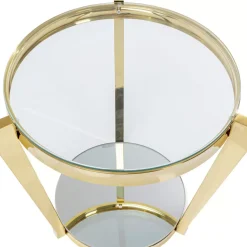 Tische|KARE Design Beistelltisch Monocolo Gold O50Cm