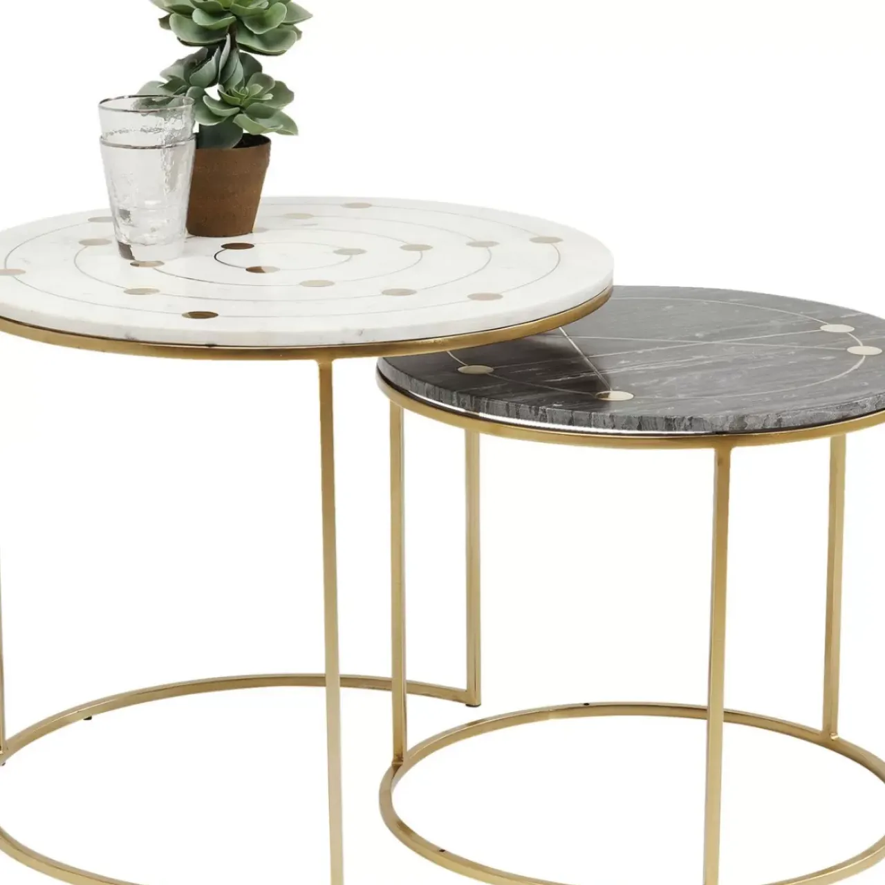 Tische|KARE Design Beistelltisch Mystic Round Klein (2/Set) O61Cm
