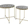 Tische|KARE Design Beistelltisch Priya Schwarz (2/Set)
