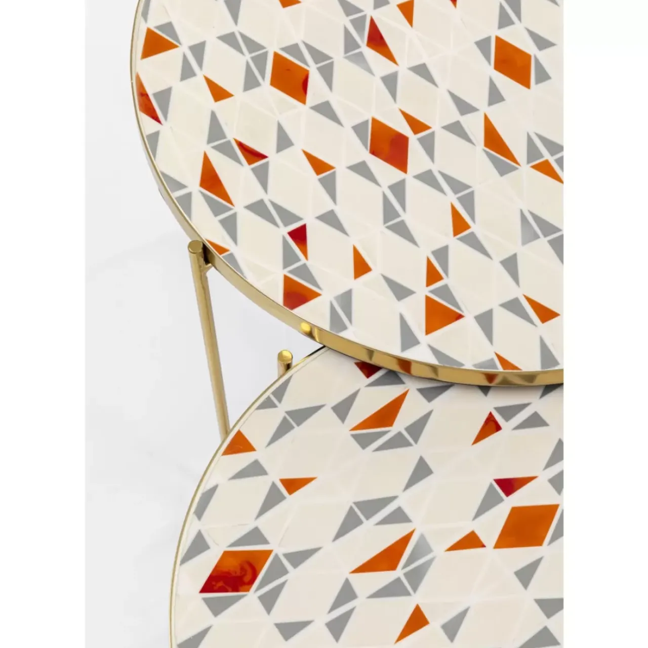 Tische|KARE Design Beistelltisch Priya Weis (2/Set)