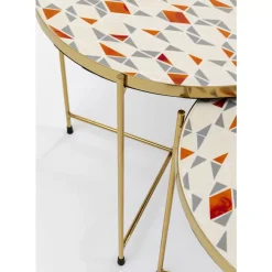 Tische|KARE Design Beistelltisch Priya Weis (2/Set)