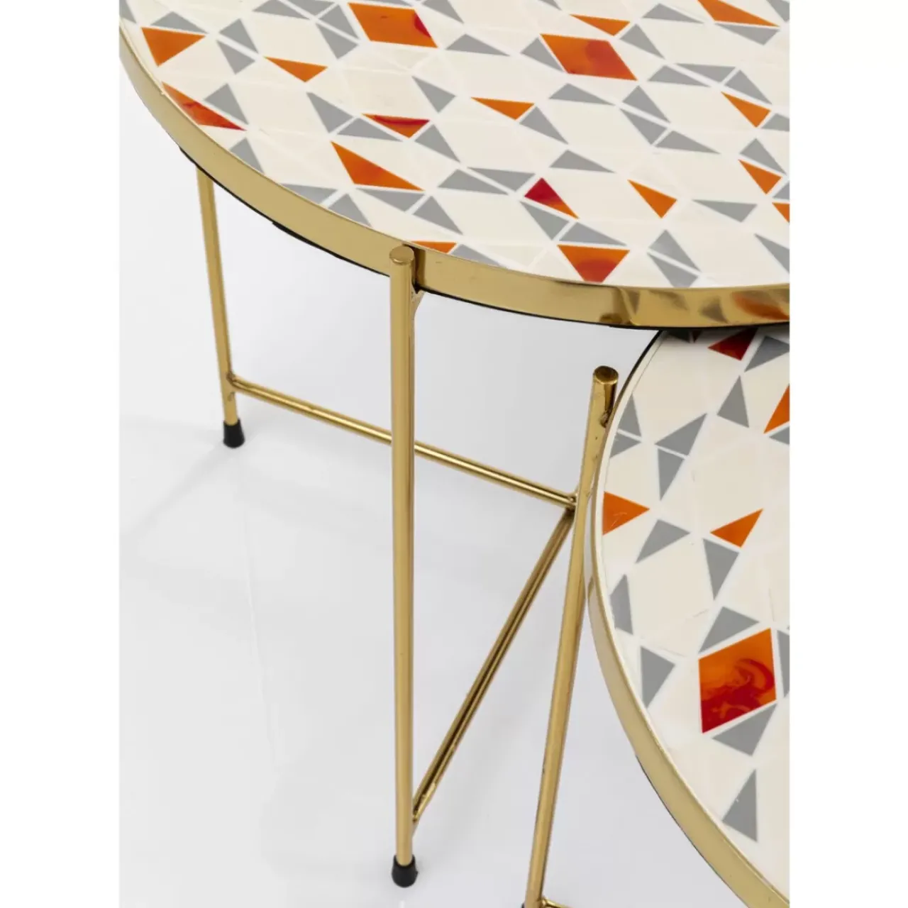 Tische|KARE Design Beistelltisch Priya Weis (2/Set)