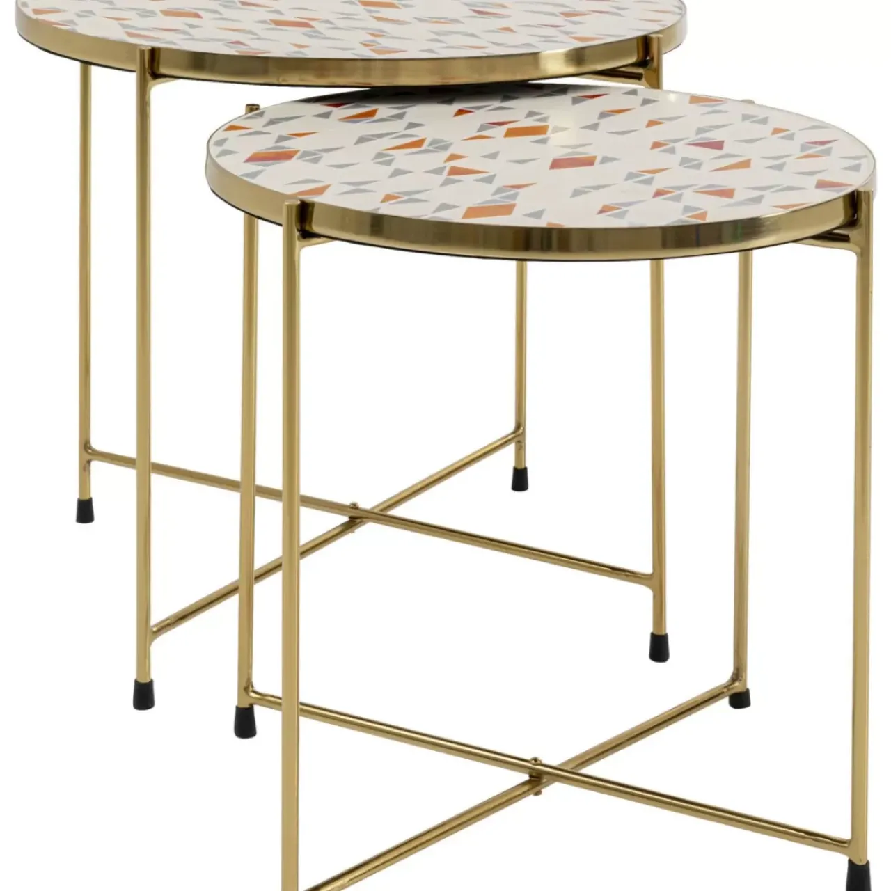 Tische|KARE Design Beistelltisch Priya Weis (2/Set)