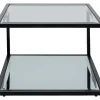 Tische|KARE Design Beistelltisch Quadro Schwarz 50X50Cm