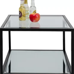 Tische|KARE Design Beistelltisch Quadro Schwarz 50X50Cm