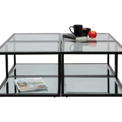 Tische|KARE Design Beistelltisch Quadro Schwarz 50X50Cm