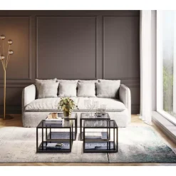 Tische|KARE Design Beistelltisch Quadro Schwarz 50X50Cm