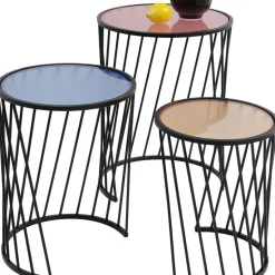 Tische|KARE Design Beistelltisch Rainbow (3/Set)