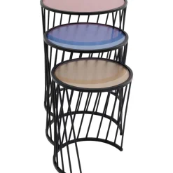 Tische|KARE Design Beistelltisch Rainbow (3/Set)