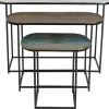Tische|KARE Design Beistelltisch Ray Oval (3/Set)