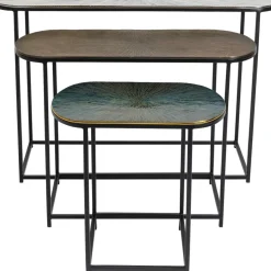 Tische|KARE Design Beistelltisch Ray Oval (3/Set)