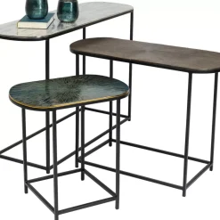 Tische|KARE Design Beistelltisch Ray Oval (3/Set)