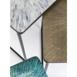 Tische|KARE Design Beistelltisch Ray Square (3/Set)