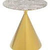 Tische|KARE Design Beistelltisch Rita Gold O50Cm