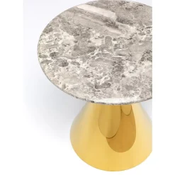 Tische|KARE Design Beistelltisch Rita Gold O50Cm