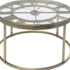 Tische|KARE Design Beistelltisch Roman Brass O76Cm