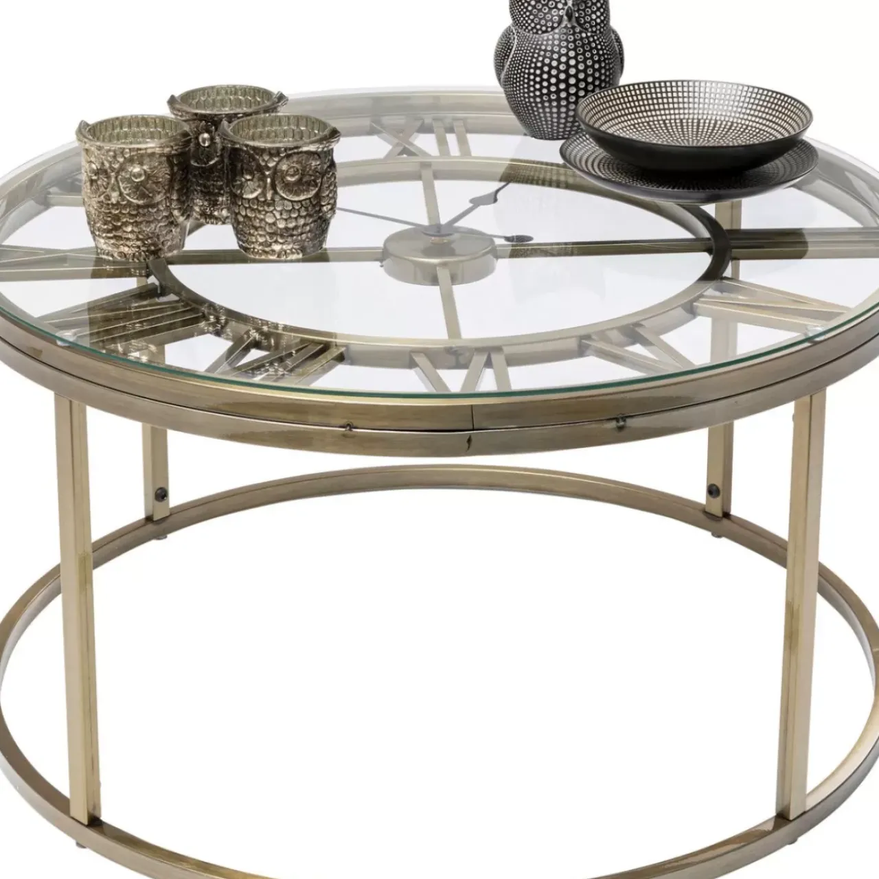 Tische|KARE Design Beistelltisch Roman Brass O76Cm