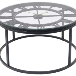 Tische|KARE Design Beistelltisch Roman Schwarz O76Cm