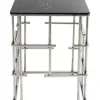 Tische|KARE Design Beistelltisch Rome Silber 40X40Cm