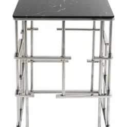 Tische|KARE Design Beistelltisch Rome Silber 40X40Cm