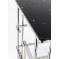 Tische|KARE Design Beistelltisch Rome Silber 40X40Cm
