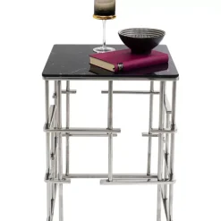 Tische|KARE Design Beistelltisch Rome Silber 40X40Cm
