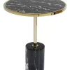 Tische|KARE Design Beistelltisch San Remo Base Schwarz O46Cm