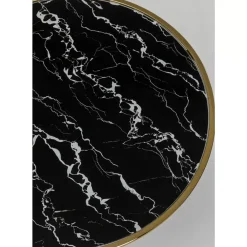 Tische|KARE Design Beistelltisch San Remo Base Schwarz O46Cm