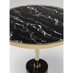 Tische|KARE Design Beistelltisch San Remo Base Schwarz O46Cm