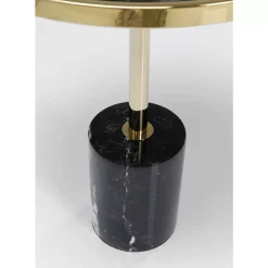 Tische|KARE Design Beistelltisch San Remo Base Schwarz O46Cm