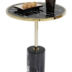 Tische|KARE Design Beistelltisch San Remo Base Schwarz O46Cm