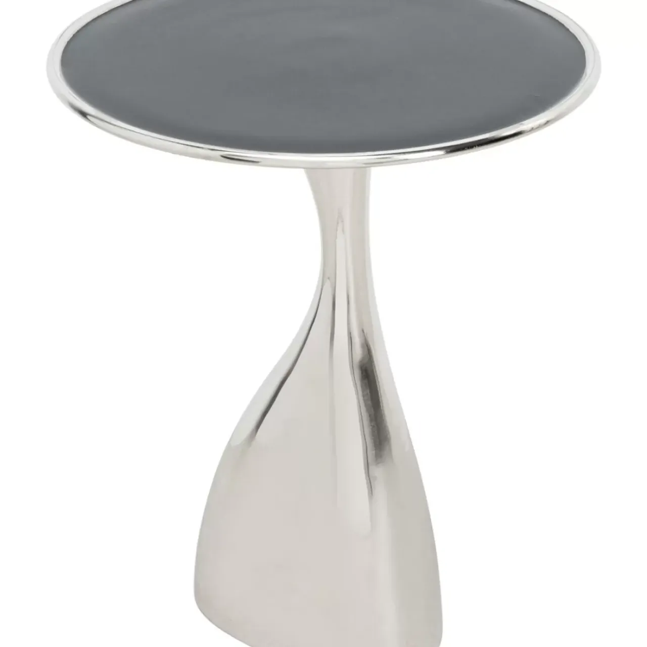 Tische|KARE Design Beistelltisch Spacey Silber O36Cm