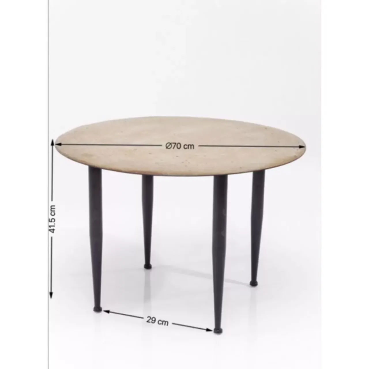 Tische|KARE Design Beistelltisch Vintage Elements O60Cm
