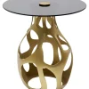 Tische|KARE Design Beistelltisch Volcano Gold O60Cm