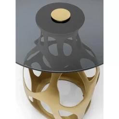 Tische|KARE Design Beistelltisch Volcano Gold O60Cm
