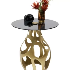 Tische|KARE Design Beistelltisch Volcano Gold O60Cm