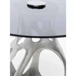 Tische|KARE Design Beistelltisch Volcano Silber O60Cm