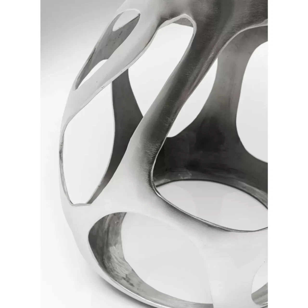 Tische|KARE Design Beistelltisch Volcano Silber O60Cm