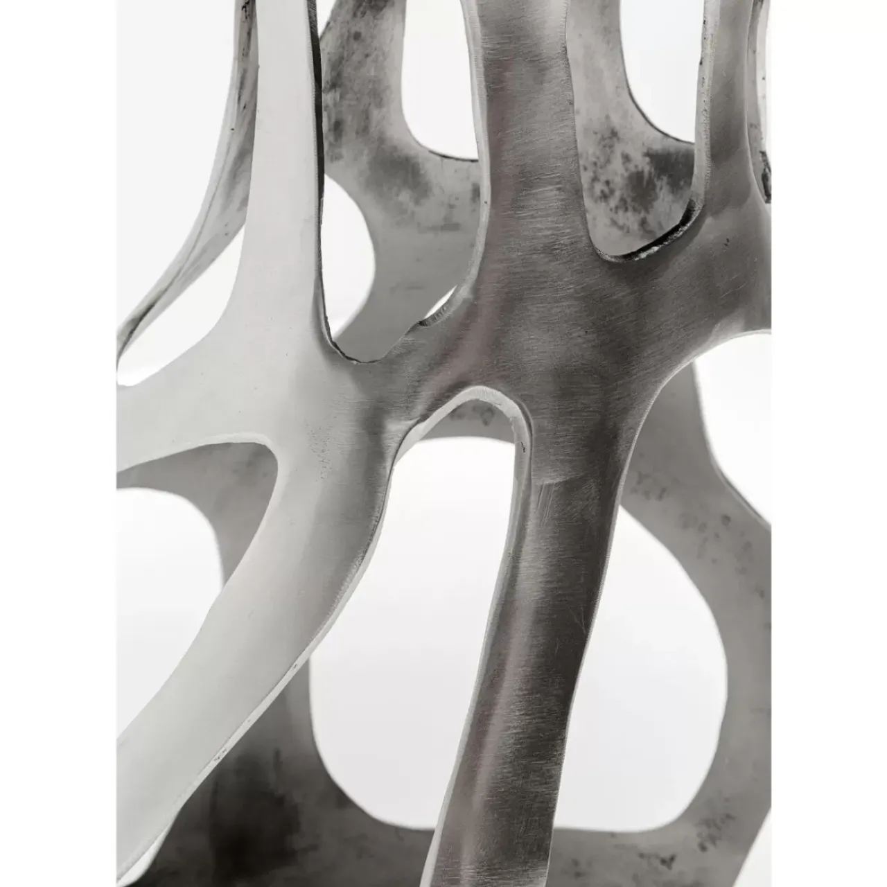 Tische|KARE Design Beistelltisch Volcano Silber O60Cm