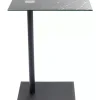 Tische|KARE Design Beistelltisch West Coast Schwarz Marble 50X34Cm