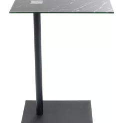 Tische|KARE Design Beistelltisch West Coast Schwarz Marble 50X34Cm