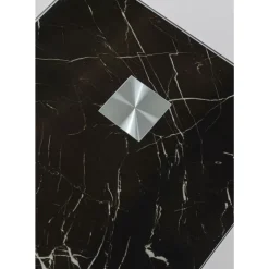 Tische|KARE Design Beistelltisch West Coast Schwarz Marble 50X34Cm