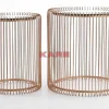 Tische|KARE Design Beistelltisch Wire Copper (2/Set) O44Cm
