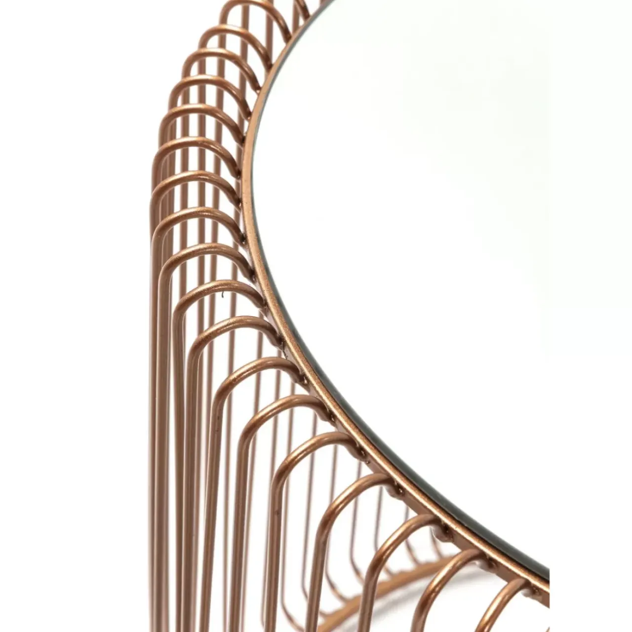 Tische|KARE Design Beistelltisch Wire Copper (2/Set) O44Cm