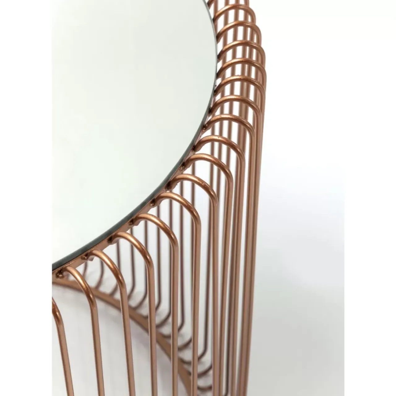 Tische|KARE Design Beistelltisch Wire Copper (2/Set) O44Cm