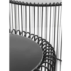 Tische|KARE Design Beistelltisch Wire Schwarz (2/Set) O44Cm