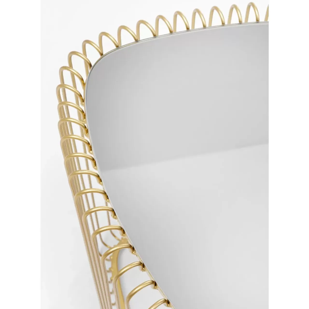 Tische|KARE Design Beistelltisch Wire Triangle Gold (2/Set)