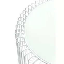 Tische|KARE Design Beistelltisch Wire White (2/Set) O44Cm